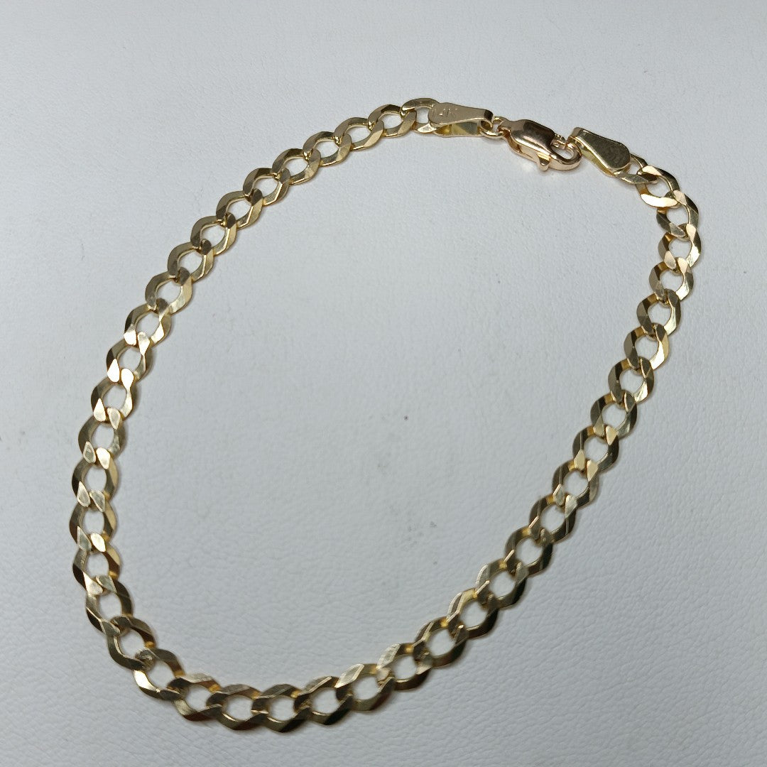 PULSERA BARBADA 14K 21 CM 5.3 GR (NUEVO)