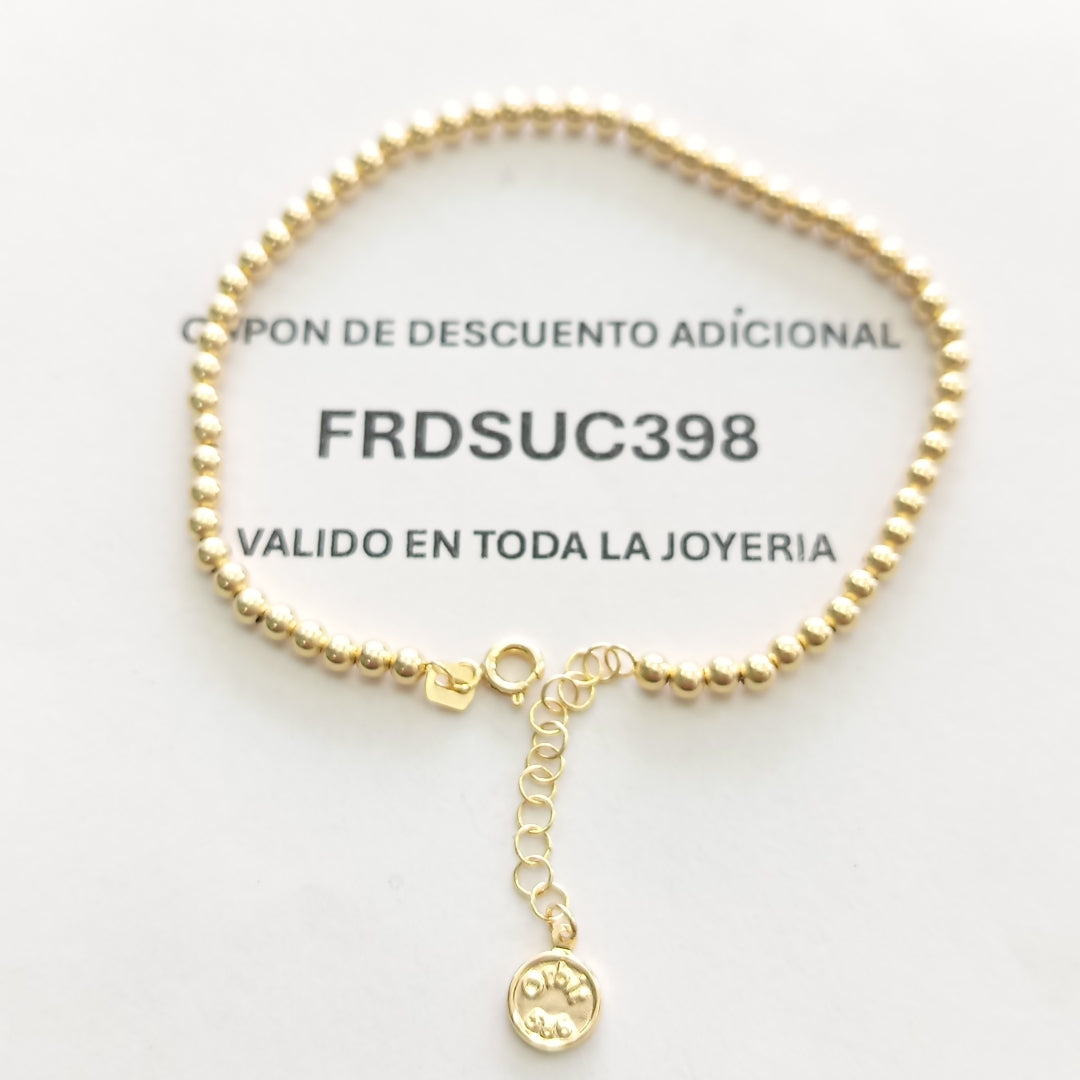 PULSERAS DAMA ORO 14K 1.9 (NUEVO)
