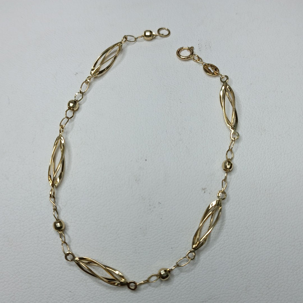 PULSERA ESPECIAL 14K 18 CM 2 GR (NUEVO)
