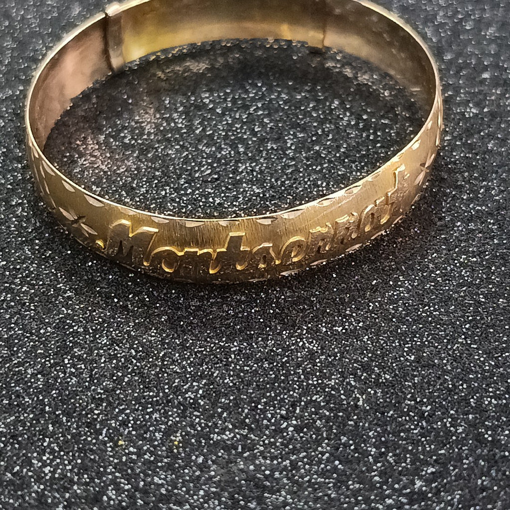 PULSERA RIGIDA ORO 8 K 9.7 GRMS (SEMINUEVO)