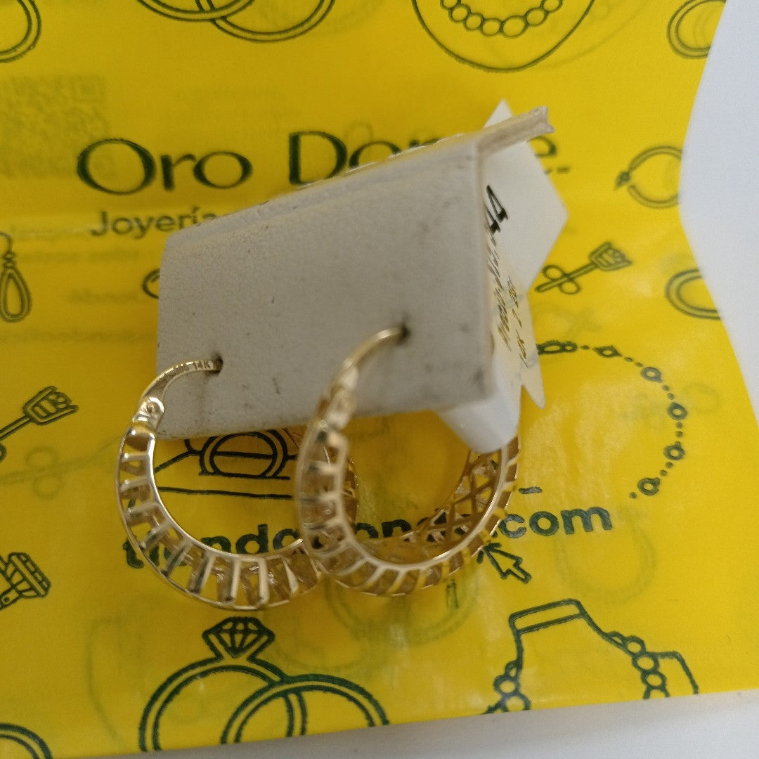 ARRACADAS ORO 14K 2.2 (NUEVO)