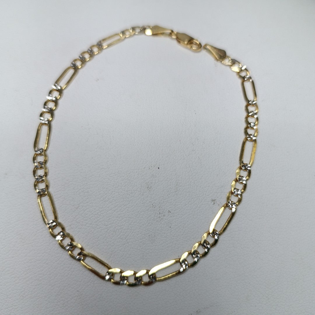 PULSERA 3X1 14K 21 CM 4.5 GR (NUEVO)