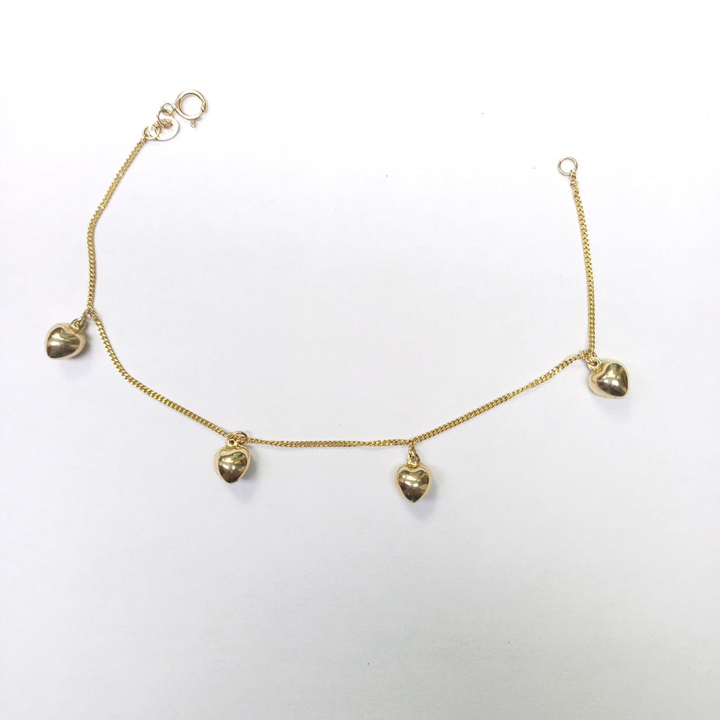 PULSERA ESPECIAL DIJES 10K 18 CM 1.6 GR (NUEVO)