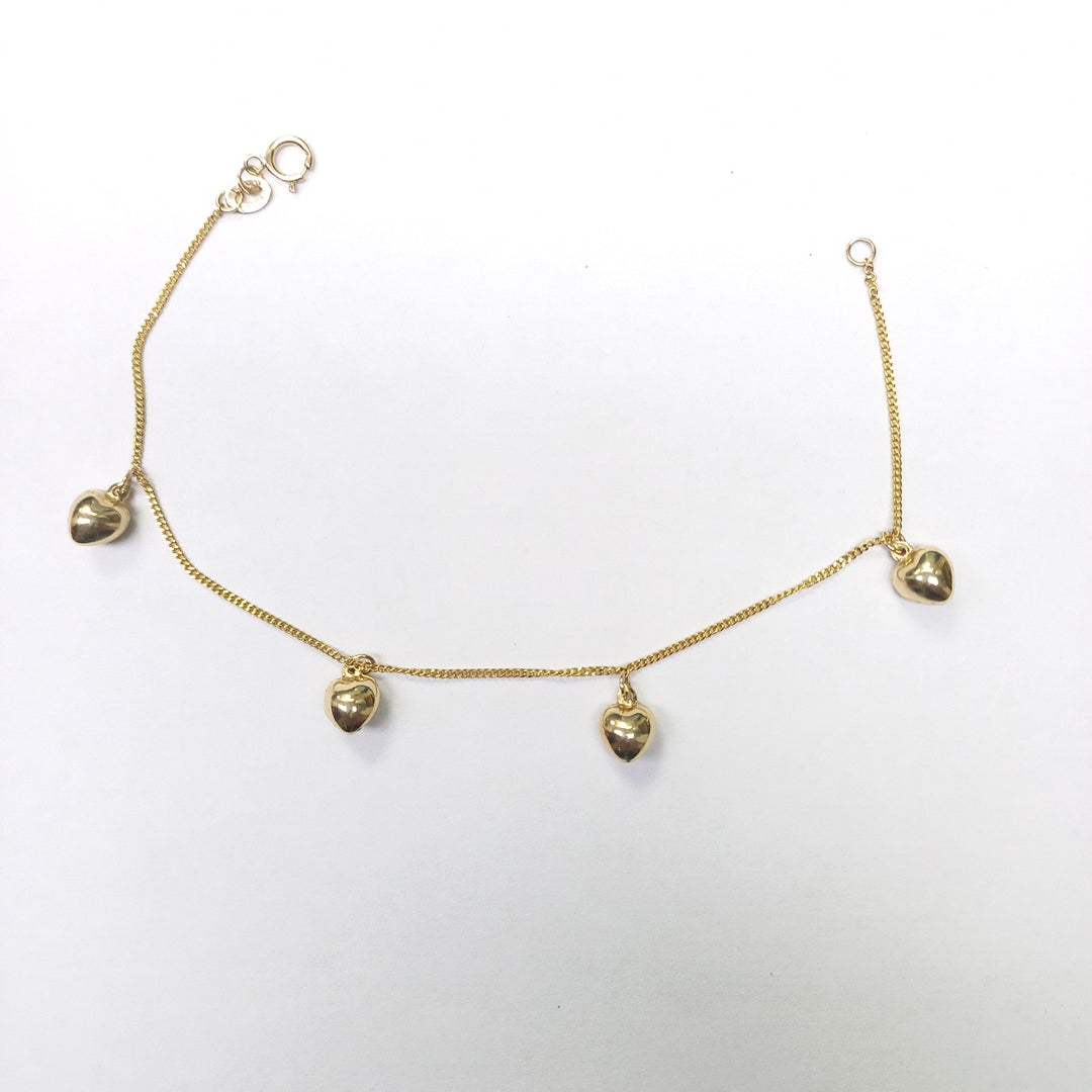 PULSERA ESPECIAL DIJES 10K 18 CM 1.6 GR (NUEVO)