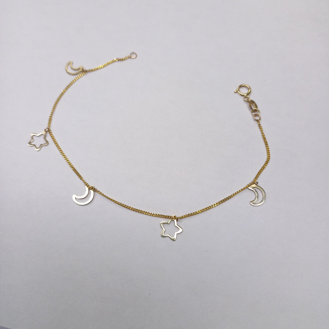 PULSERA ESPECIAL DIJES 10K 18 CM 1.1 GR (NUEVO)
