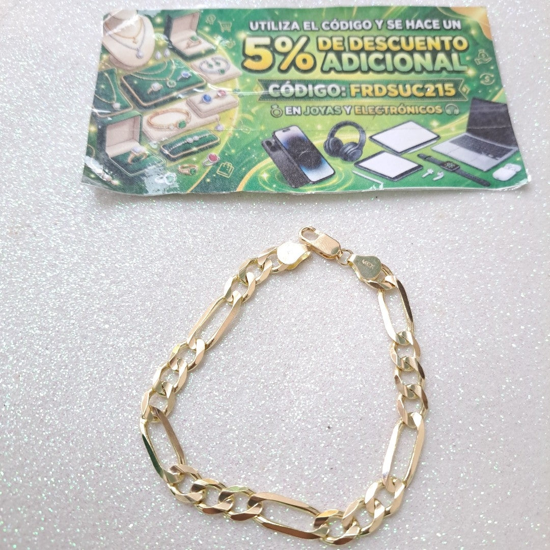 PULSERA 3X1 14K 21 CM 13.9 GR (NUEVO)