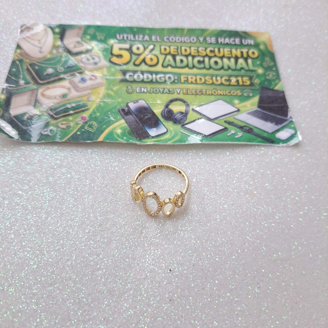 ANILLOS DAMA ORO 14K 1.9 (NUEVO)