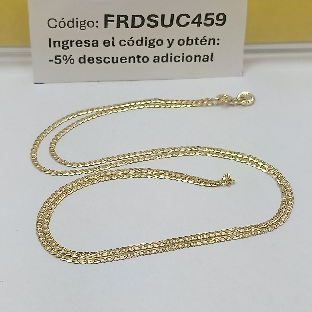 CADENAS BARBADA AMARILLA ORO 14K 2.2 (NUEVO)