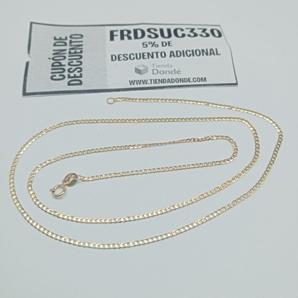 CADENAS BARBADA AMARILLA ORO 14K 2.1 (NUEVO)