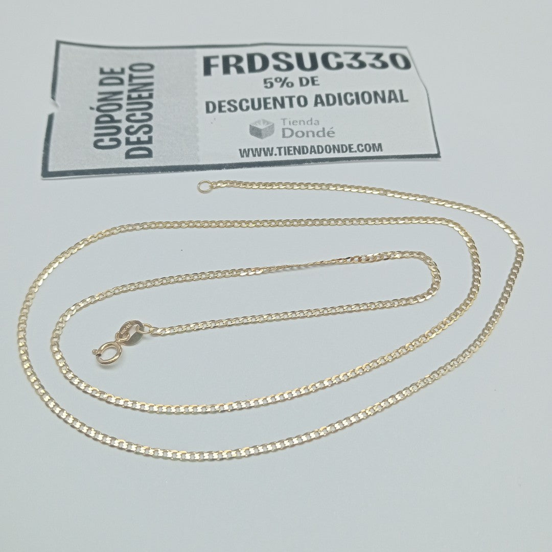 CADENAS BARBADA AMARILLA ORO 14K 2.1 (NUEVO)