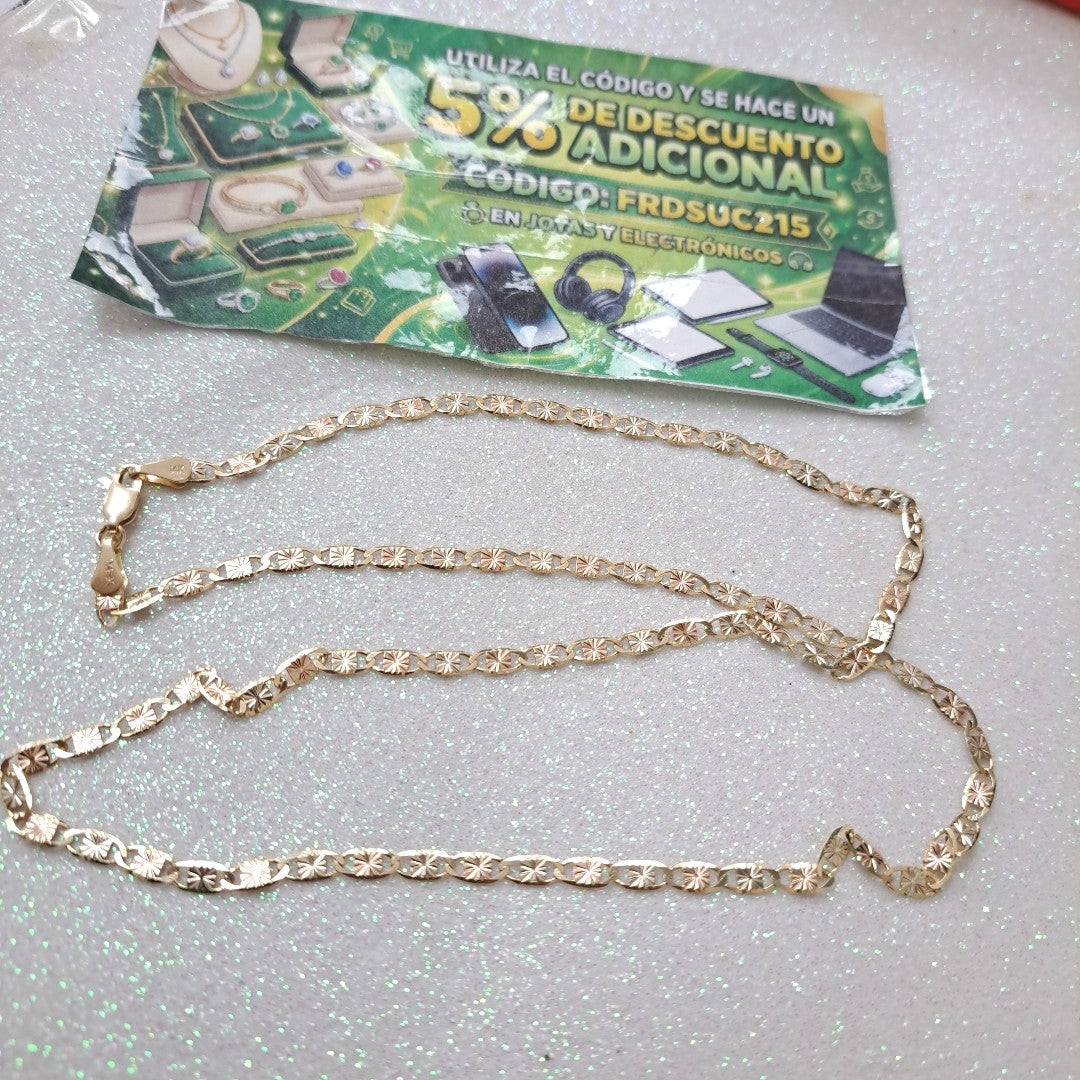 CADENA GUCHI 14K 55 CM 7.3 GR (NUEVO)