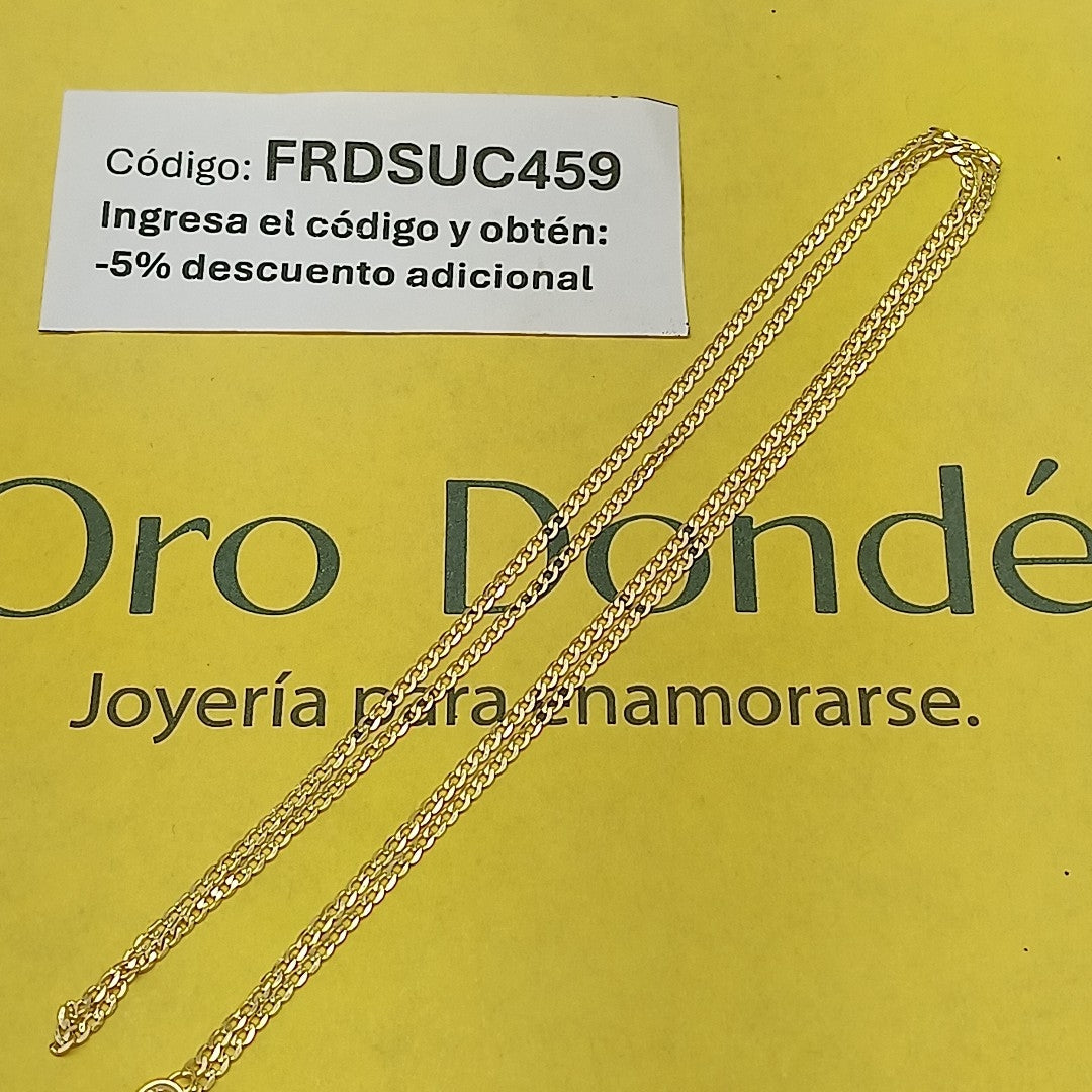 CADENAS BARBADA AMARILLA ORO 14K 2 (NUEVO)