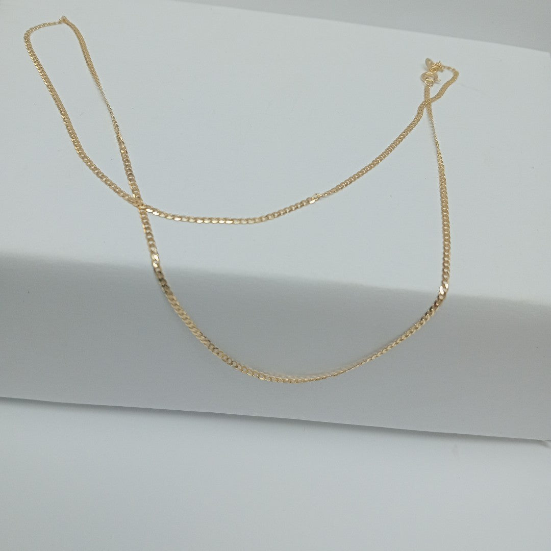 CADENAS BARBADA AMARILLA ORO 14K 1.9 (NUEVO)