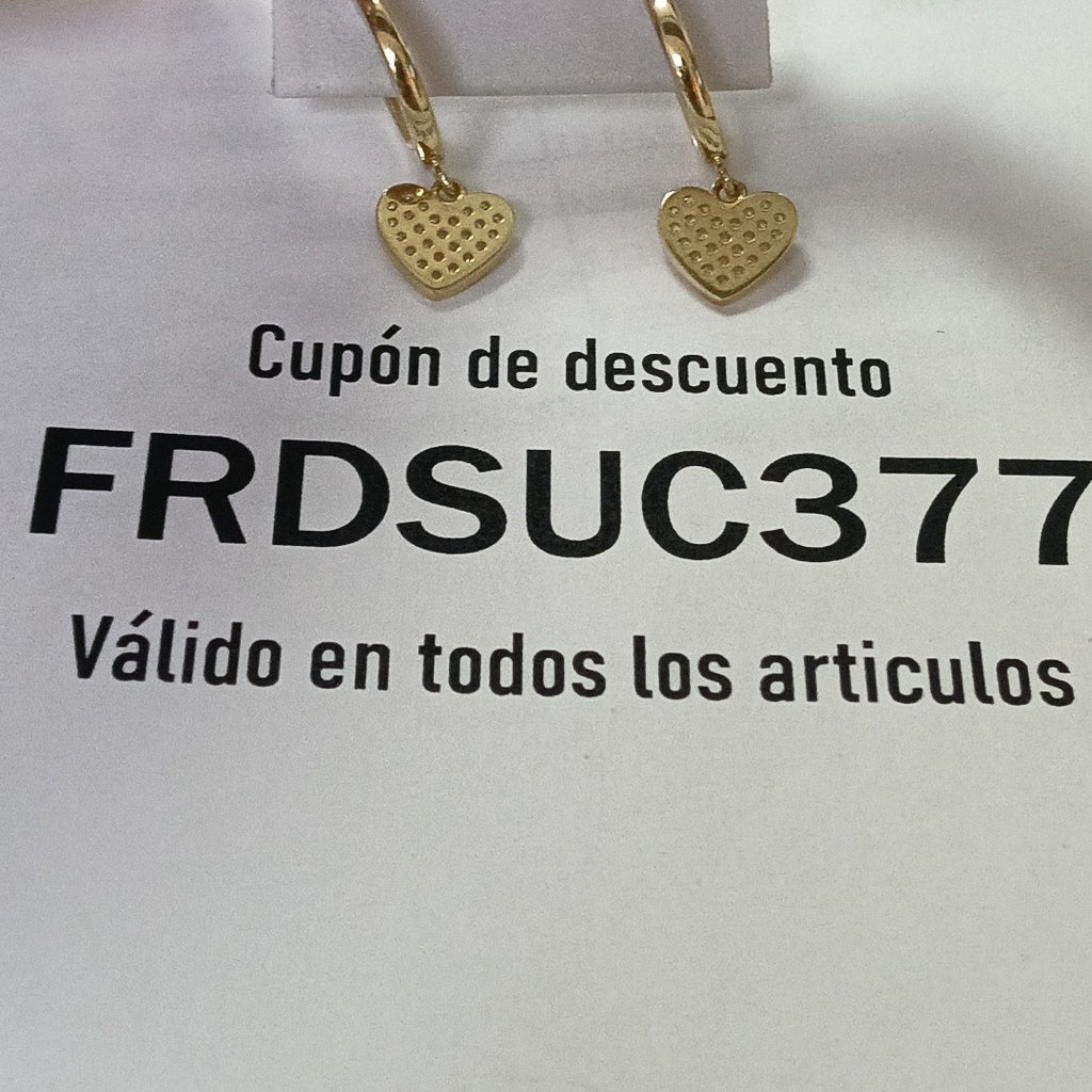 HUGGIES ORO 14K 2.3 (NUEVO)