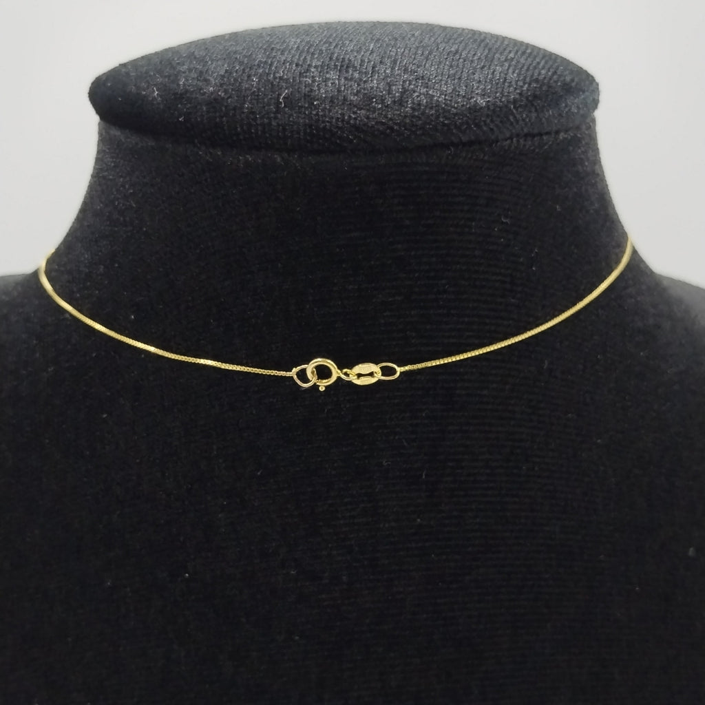 GARGANTILLA ORO COMBINADO 14 K 1.4 GRMS (SEMINUEVO)