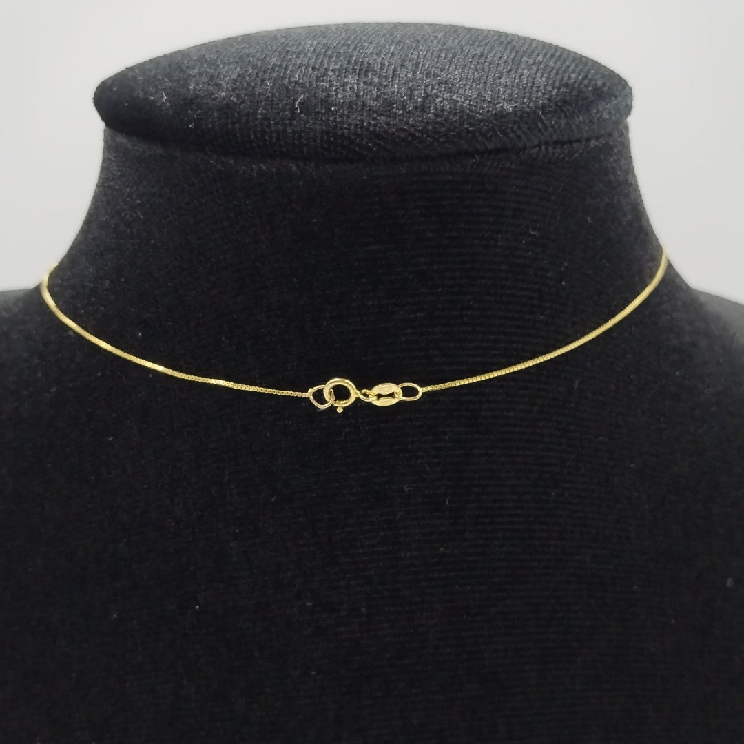 GARGANTILLA ORO COMBINADO 14 K 1.4 GRMS (SEMINUEVO)