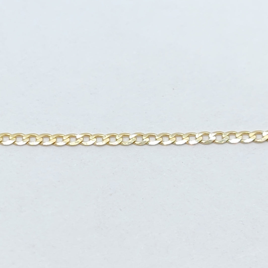 CADENAS BARBADA AMARILLA ORO 14K 2.1 (NUEVO)