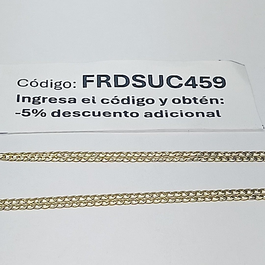 CADENAS BARBADA AMARILLA ORO 14K 2 (NUEVO)