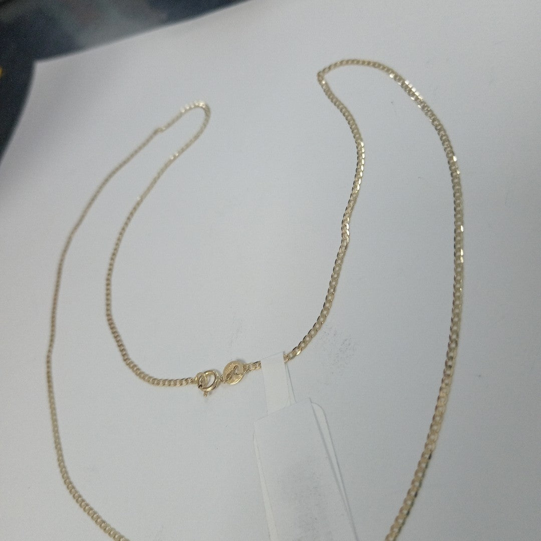 CADENAS BARBADA AMARILLA ORO 14K 2.1 (NUEVO)