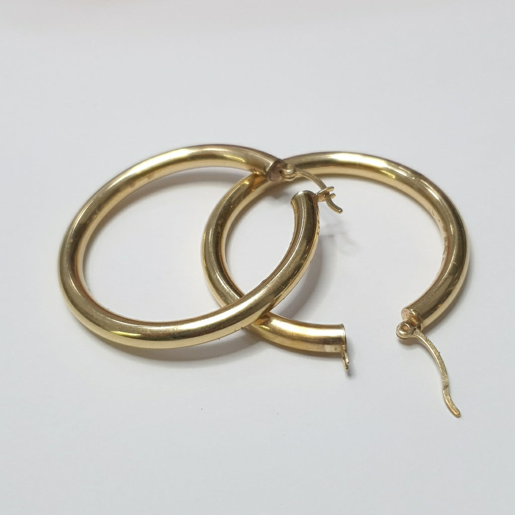 ARRACADAS PAR ORO 14 K 4.9 GRMS (SEMINUEVO)