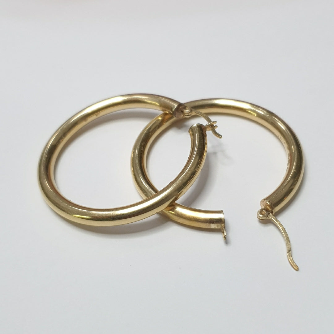 ARRACADAS PAR ORO 14 K 4.9 GRMS (SEMINUEVO)