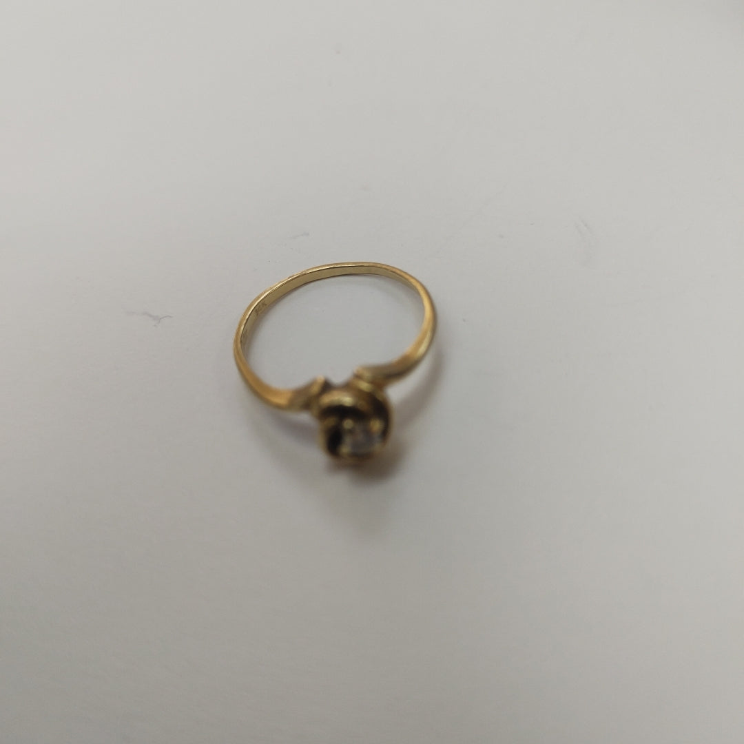SOLITARIO ORO 14 K 2 GRMS (SEMINUEVO)