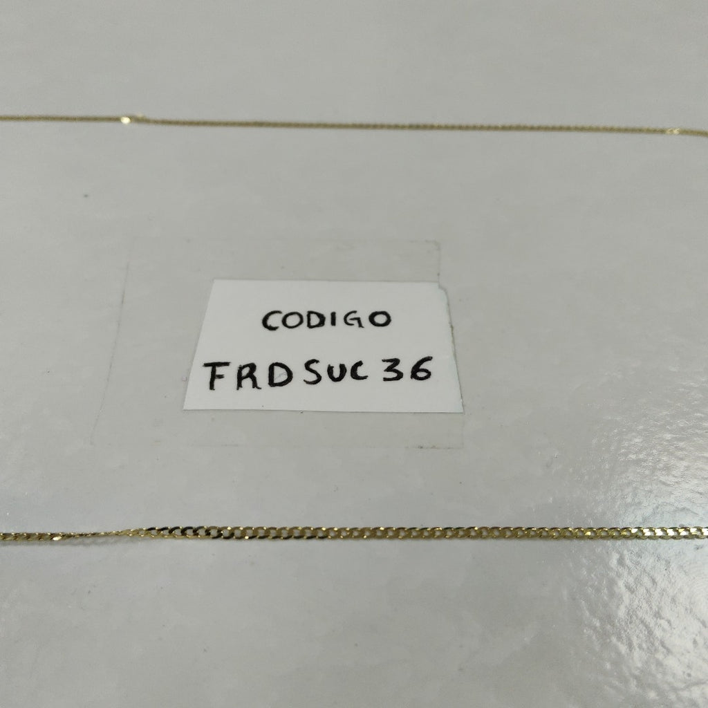 CADENAS BARBADA AMARILLA ORO 14K 2.1 (NUEVO)
