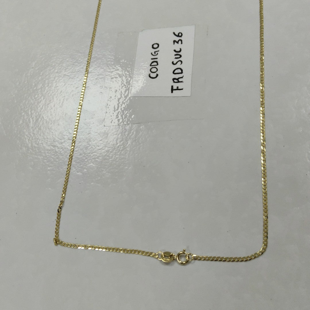 CADENAS BARBADA AMARILLA ORO 14K 2 (NUEVO)