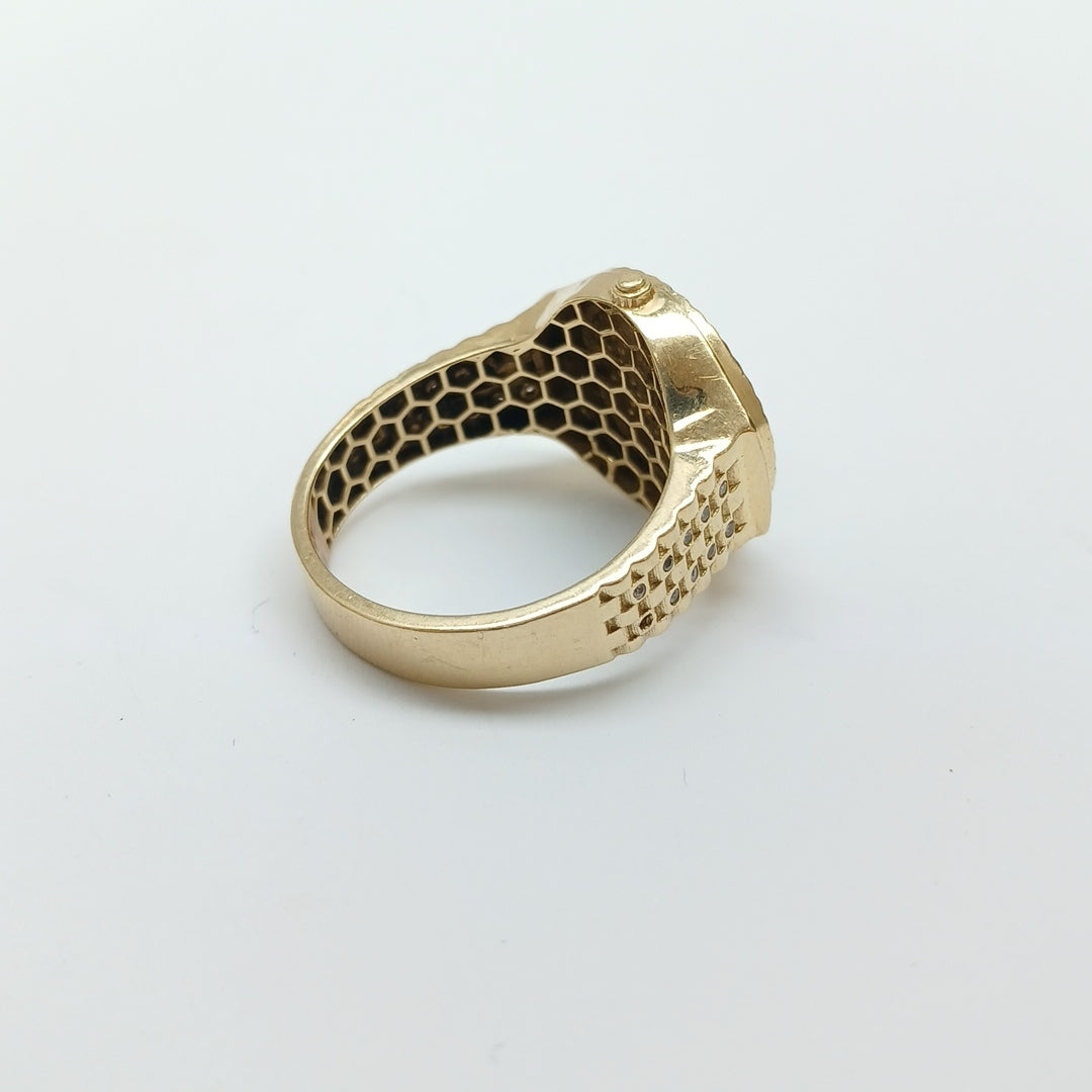 ANILLO ORO 14 K 9 GRMS (SEMINUEVO)