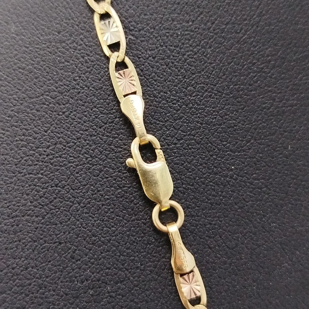 CADENA ORO,ORO COMBINADO 10 K 9,30 GRMS (SEMINUEVO)