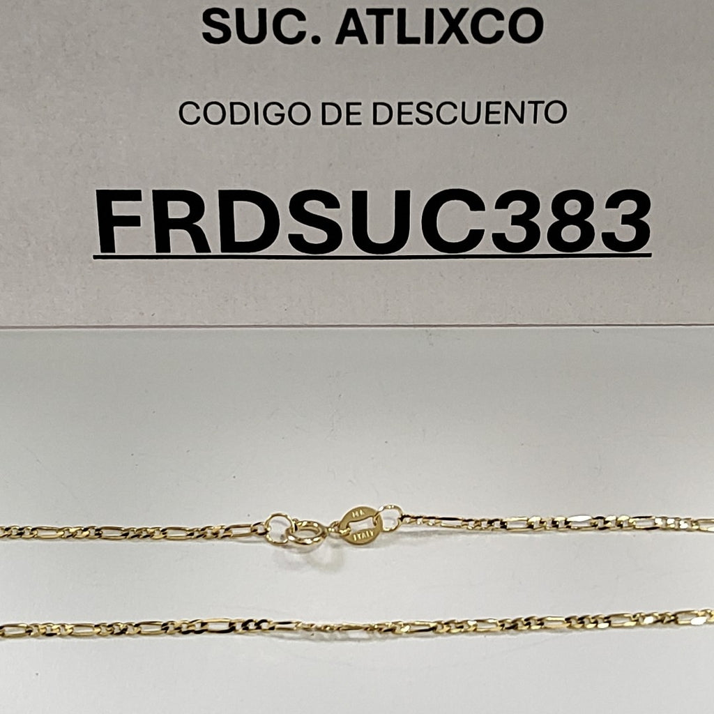 CADENAS CARTIER 3 1 AMARILLA ORO 14K 1.9 (NUEVO)