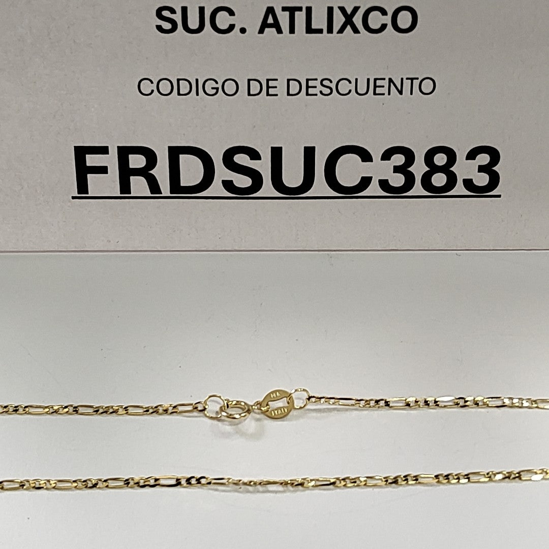 CADENAS CARTIER 3 1 AMARILLA ORO 14K 1.9 (NUEVO)