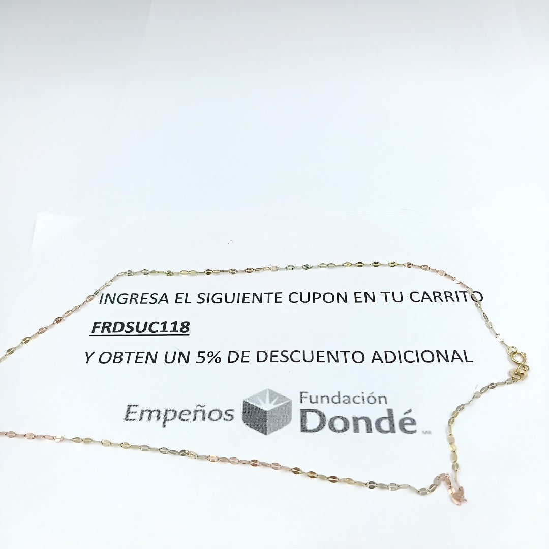 CADENA ORO 10 K 1.1 GRMS (SEMINUEVO)