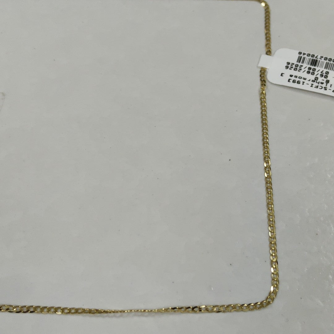 CADENAS BARBADA AMARILLA ORO 14K 2.1 (NUEVO)