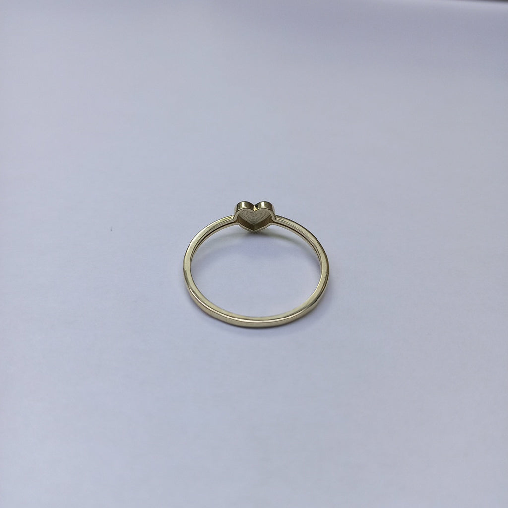 ANILLOS ANILLITO FIG CORAZON 10K TALLA 8 1.2 GR (NUEVO)