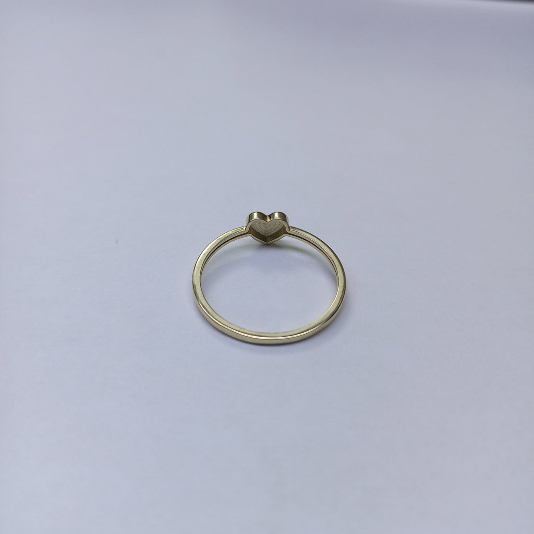 ANILLOS ANILLITO FIG CORAZON 10K TALLA 8 1.2 GR (NUEVO)