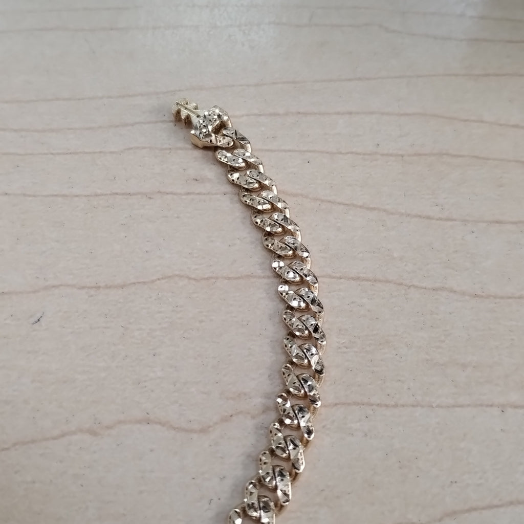 PULSERA MONACO ORO 14K 5.2 (NUEVO)