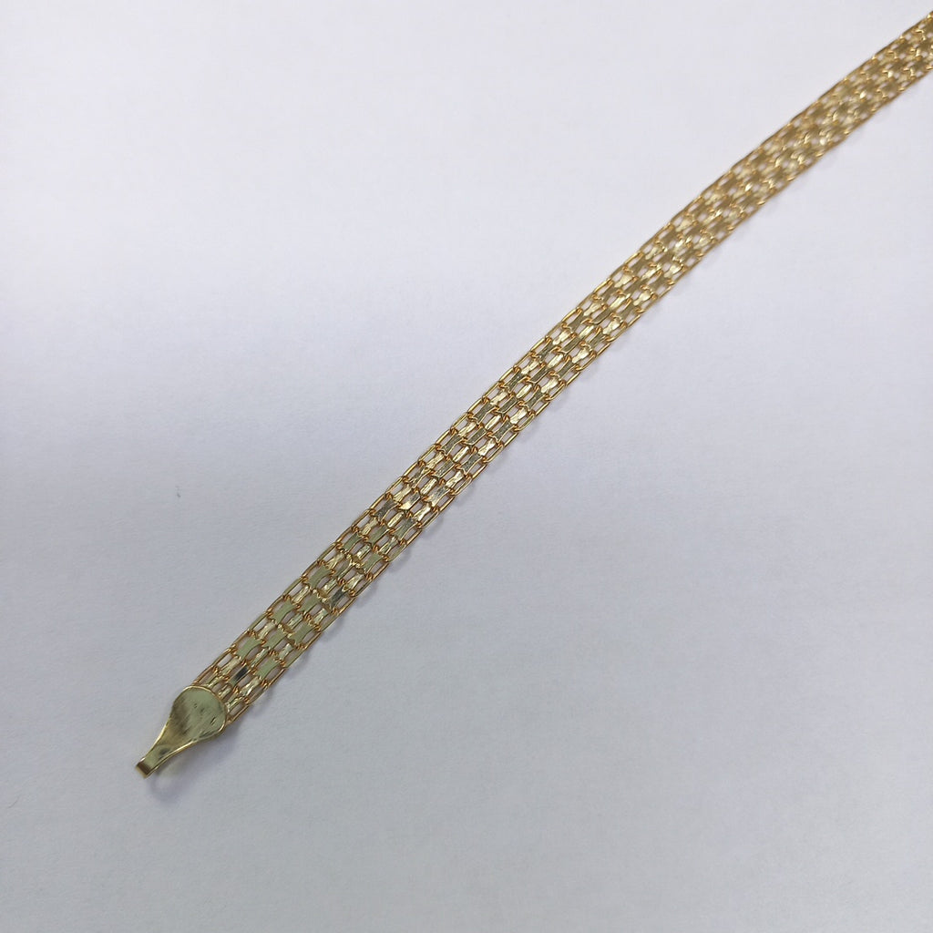 PULSERA ESPECIAL 10K 18 CM 3.8 GR (NUEVO)