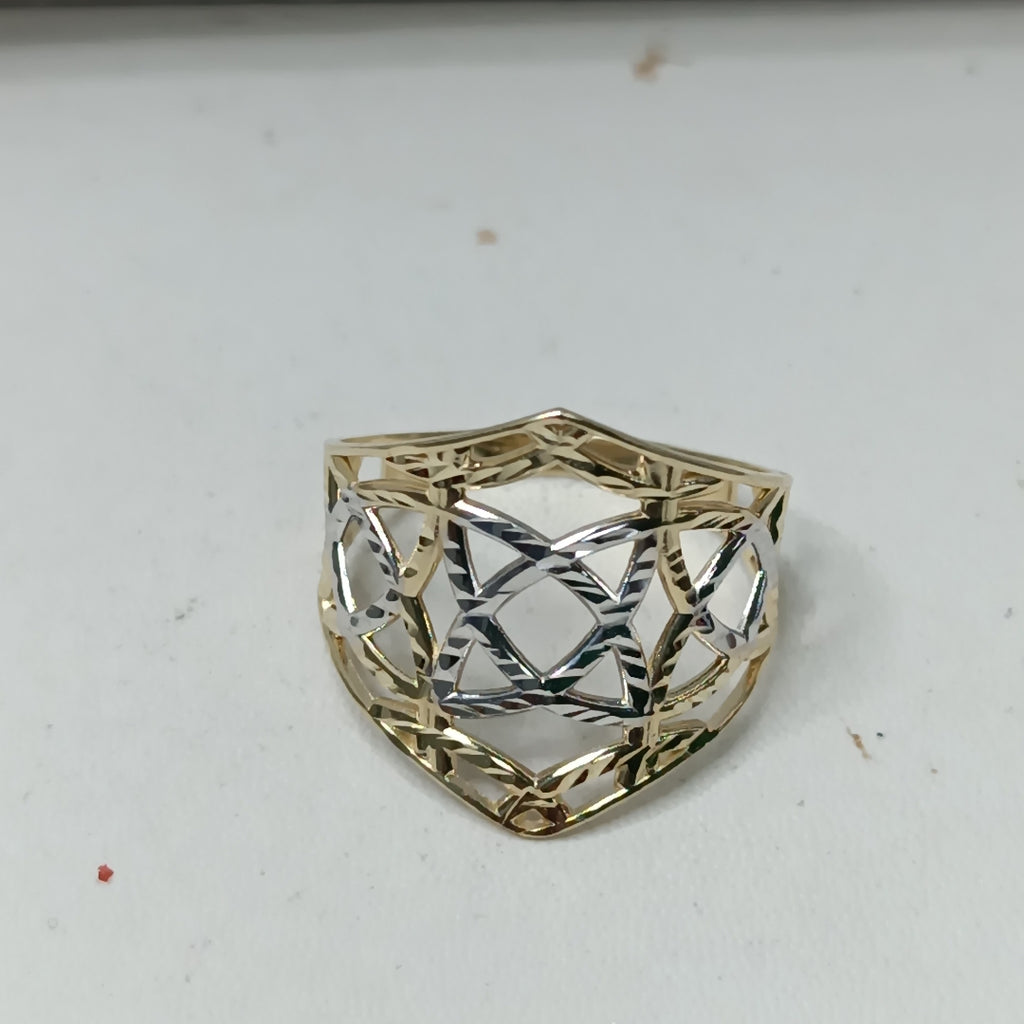 ANILLOS CON ESTRELLA CELTA 14K TALLA 7.5 2.2 GR (NUEVO)