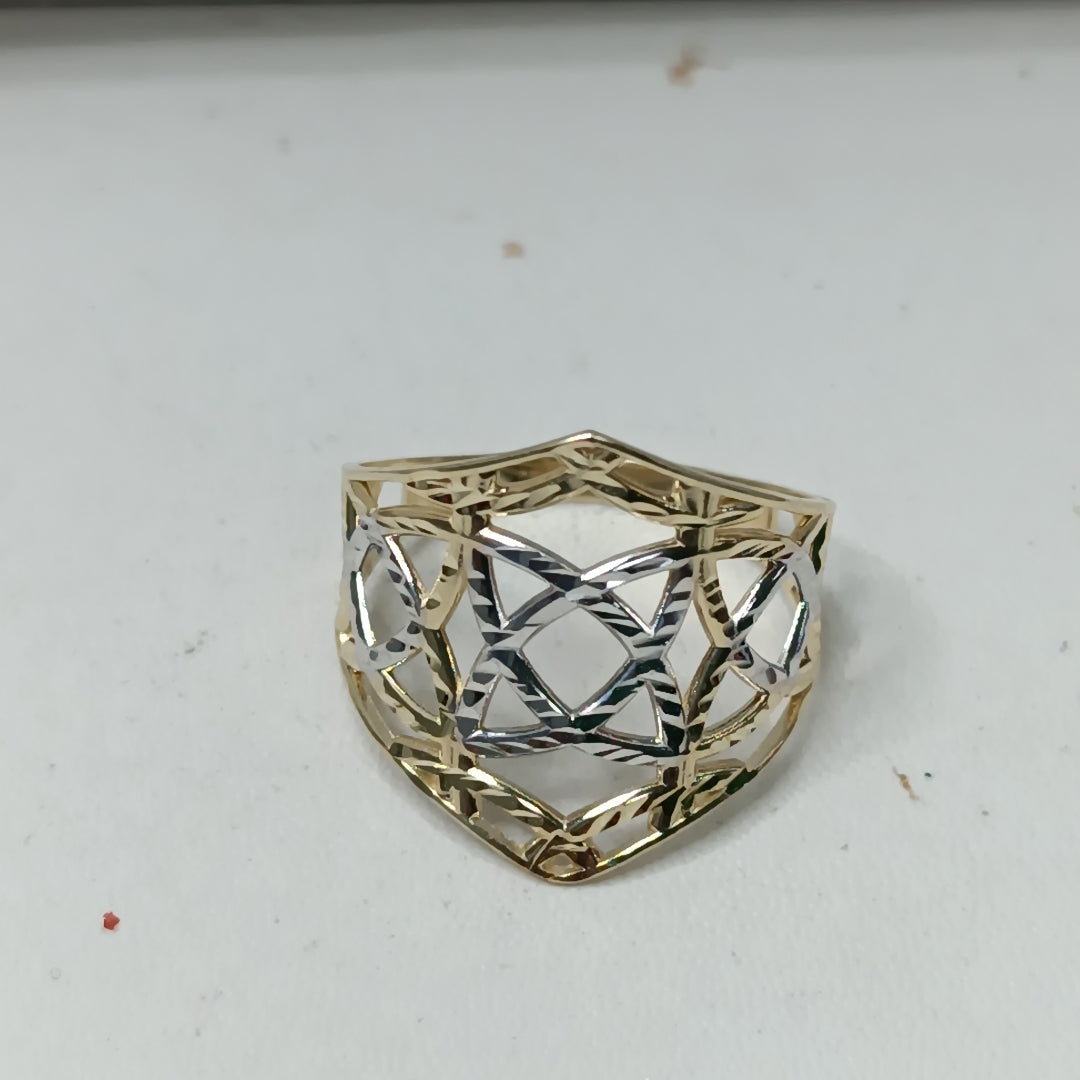 ANILLOS CON ESTRELLA CELTA 14K TALLA 7.5 2.2 GR (NUEVO)