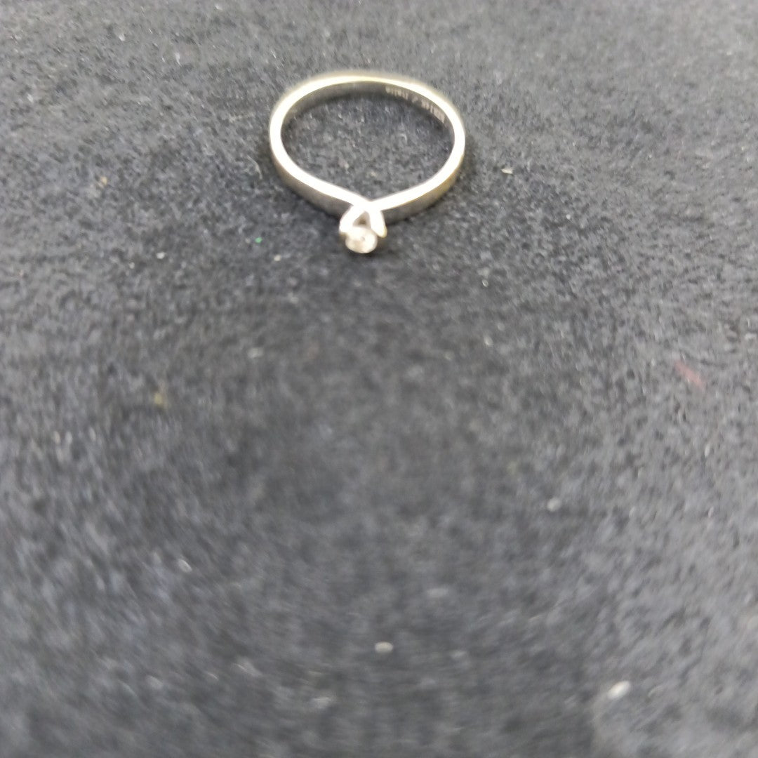 ANILLITO ORO BLANCO 14 K 1.9 GRMS (SEMINUEVO)