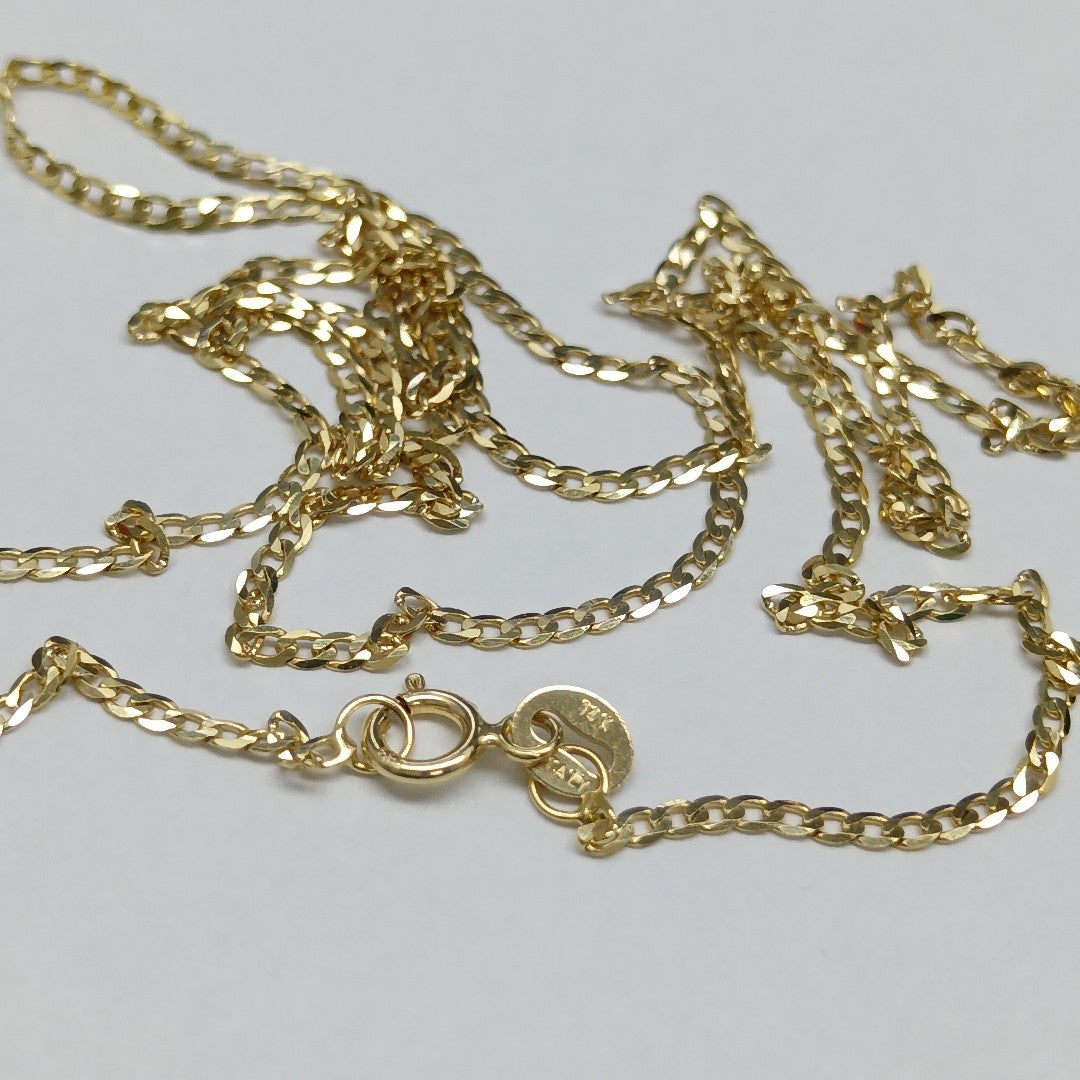 CADENAS BARBADA AMARILLA ORO 14K 2.1 (NUEVO)