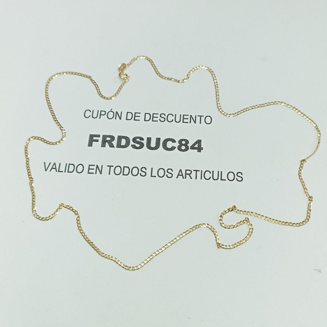 CADENAS BARBADA AMARILLA ORO 14K 2.1 (NUEVO)