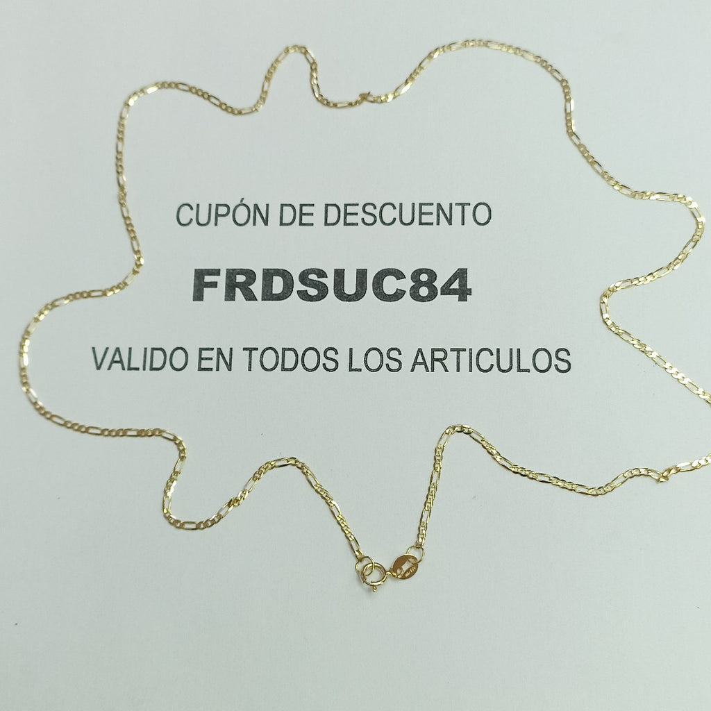 CADENAS CARTIER 3 1 AMARILLA ORO 14K 1.9 (NUEVO)