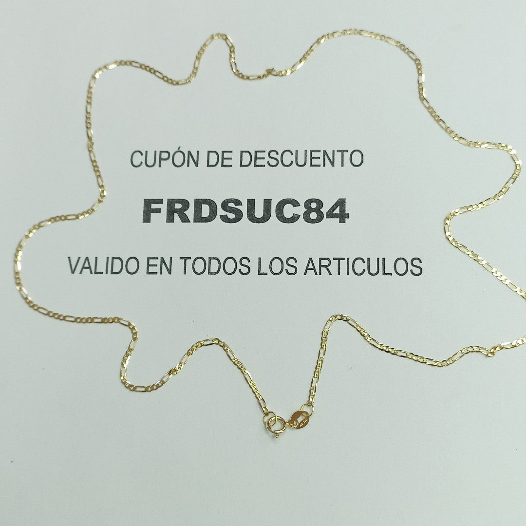 CADENAS CARTIER 3 1 AMARILLA ORO 14K 1.9 (NUEVO)