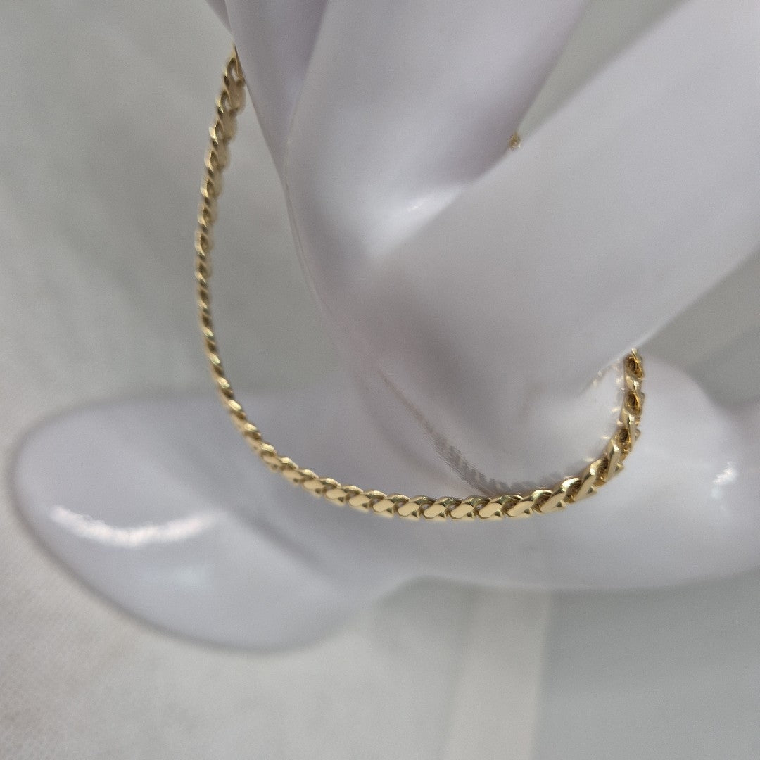 PULSERA MONACO ORO 14K 5.5 (NUEVO)