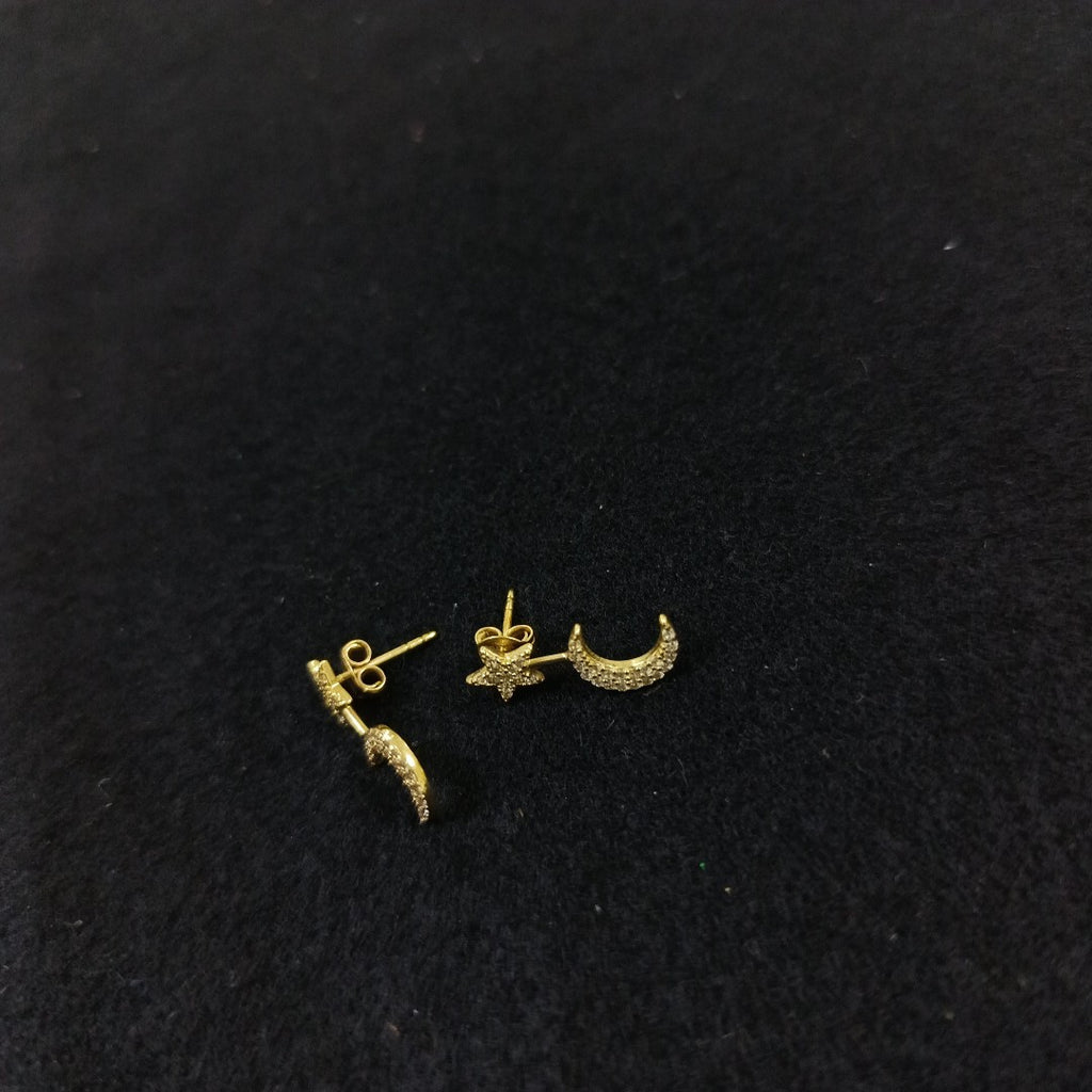 BROQUELES PAR ORO 14 K 1.8 GRMS (SEMINUEVO)