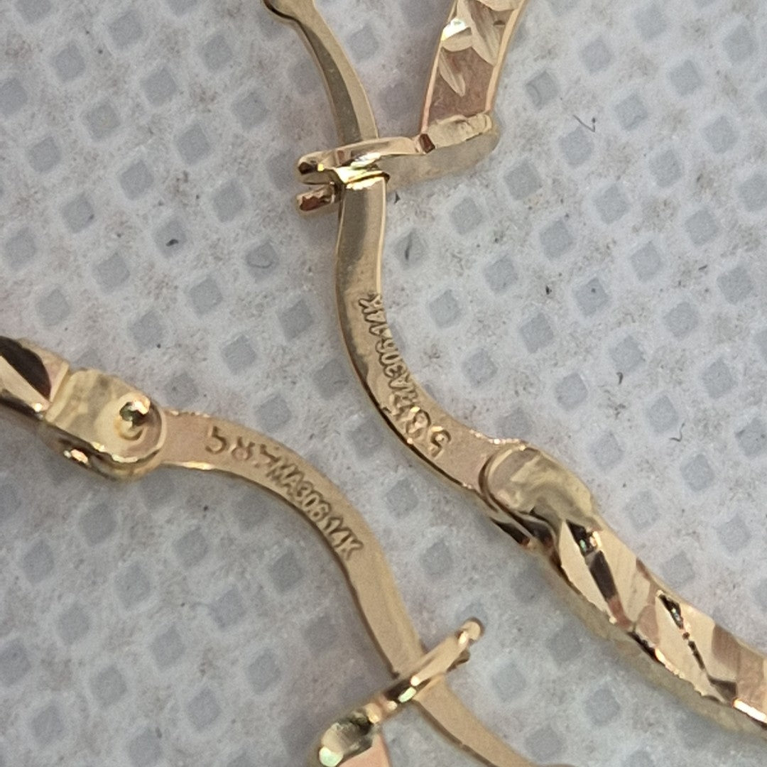 ARRACADAS ORO 14K 1.9 (NUEVO)