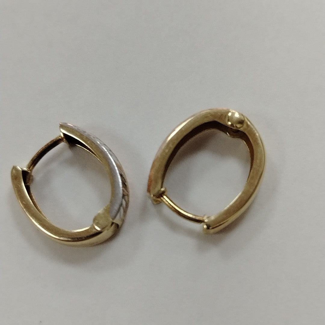 ARRACADAS PAR ORO 14 K 1.2 GRMS (SEMINUEVO)