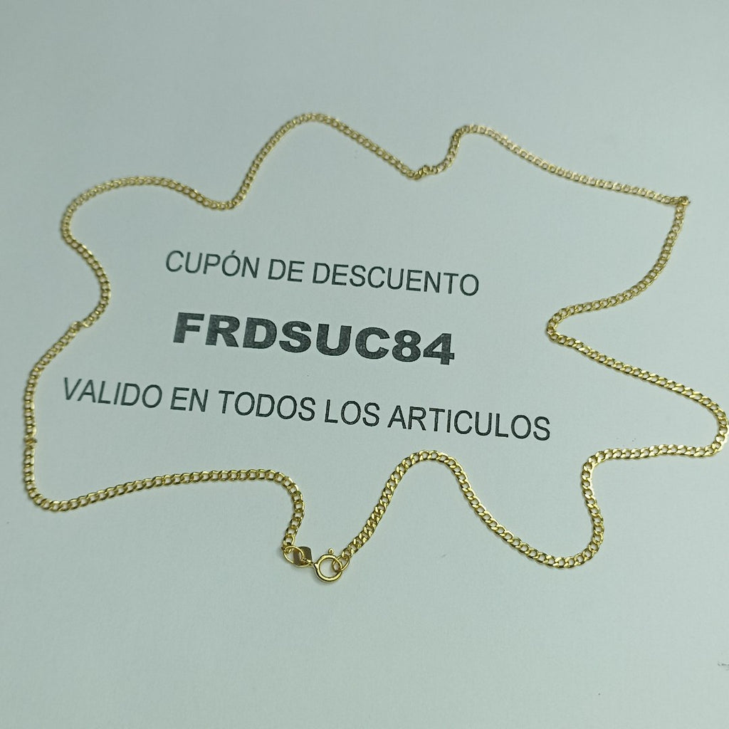 CADENAS BARBADA AMARILLA ORO 14K 1.9 (NUEVO)